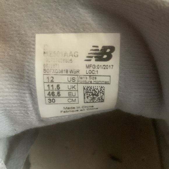 New balances 501 grey and blue trainers - Picture 7 of 7